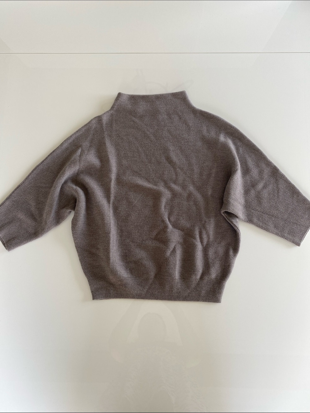 The Reset Wool Sweater XS Taupe/Gray